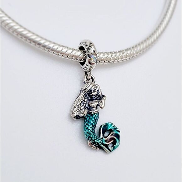 Pandora Disney The Little Mermaid Ariel Dangle Charm - Picture 1 of 4